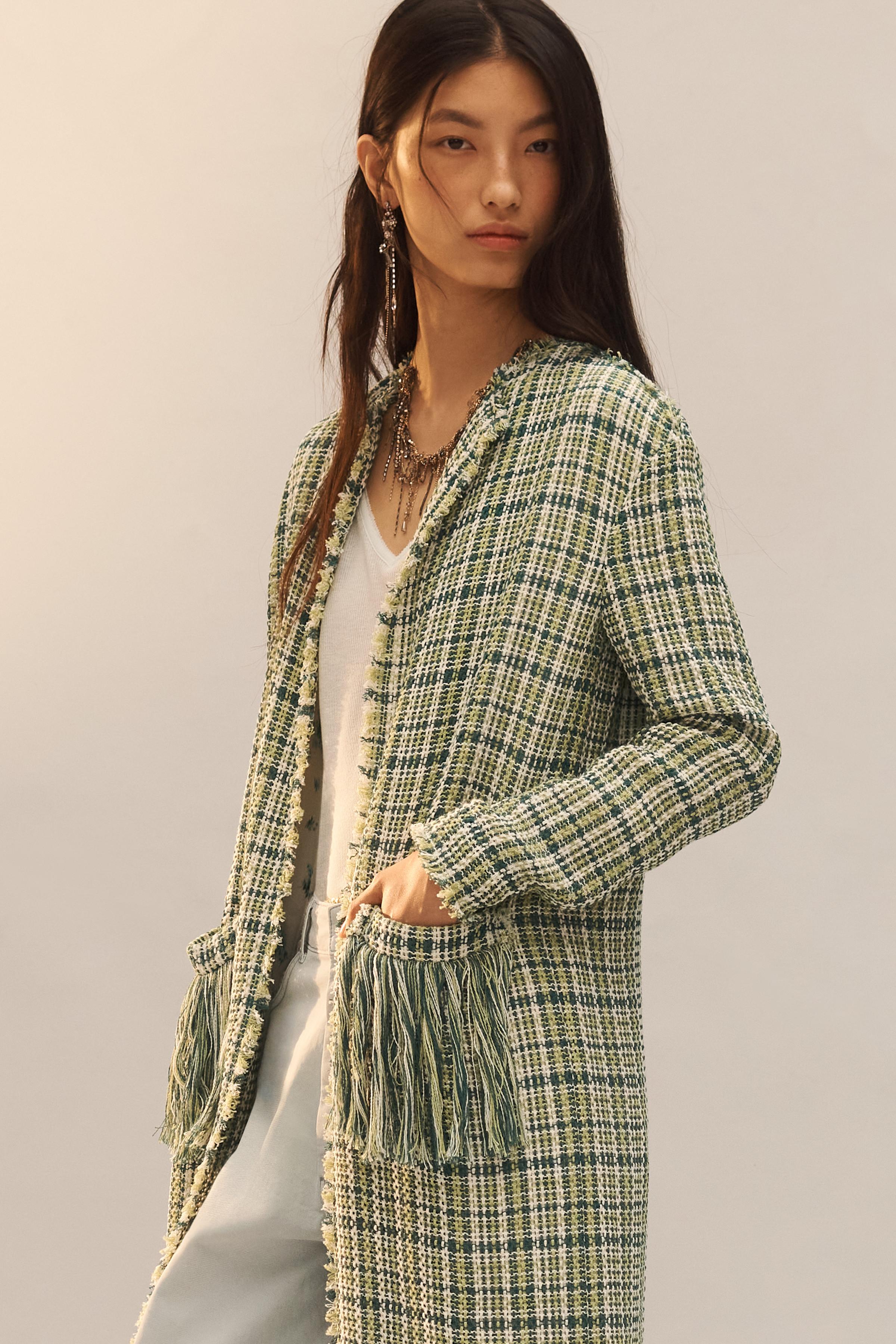 LIMITED EDITION FRINGED TEXTURED COAT